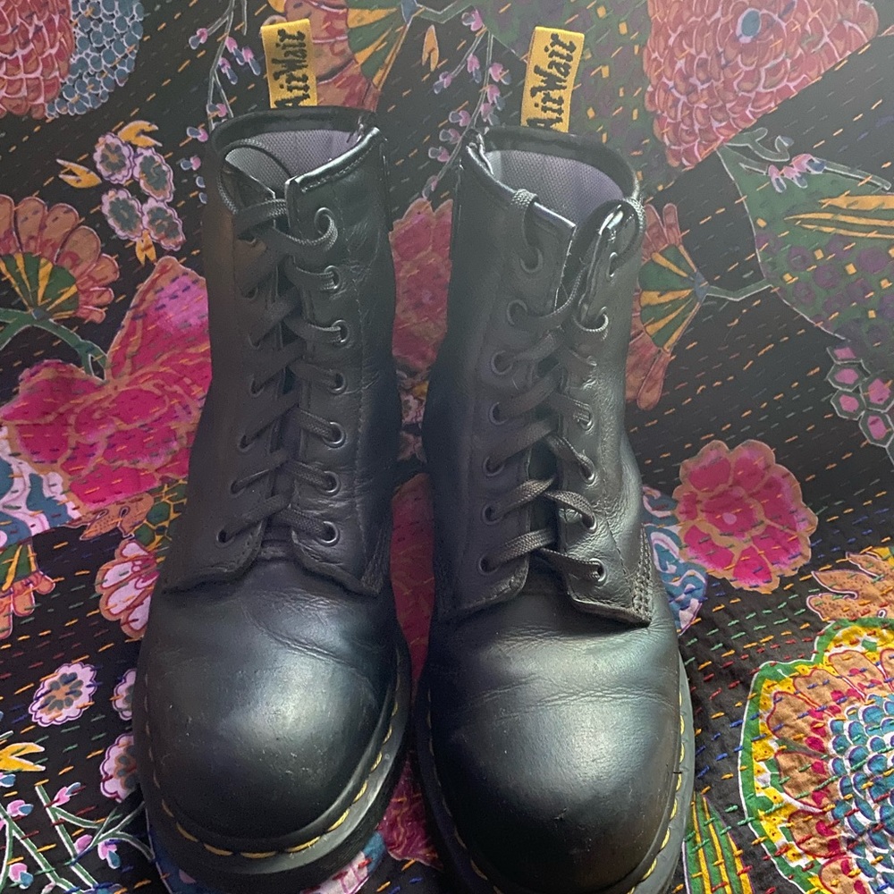 Dr. Marten’s steel toe work boots